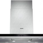 SIEMENS LF91BA582 Hotte décor pour îlot 90cm  710m³ h  49db(A)  aspiration tangentielle  Led  inox Siemens