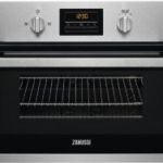 ZANUSSI ZKG44500XU Micro-ondes + grill  45cm  46L  minuterie électr.  boutons rotatifs  Inox Zanusi